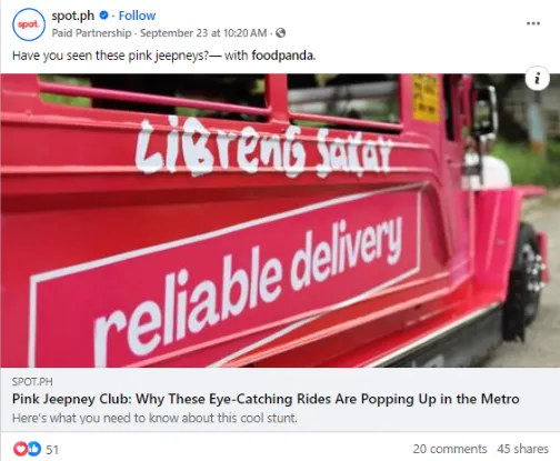 foodpanda PR Campaign