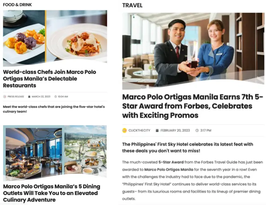 Marco Polo PR Campaign